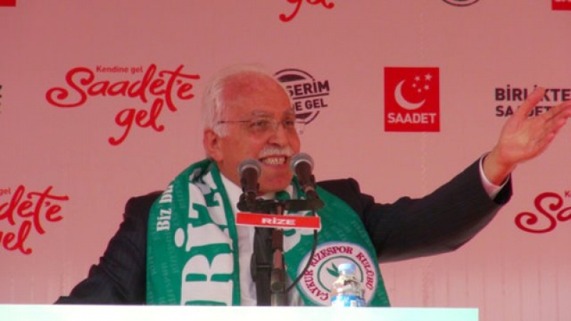 Saadet Partisi Başkanı Rize Mitingi