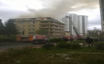 Rize Fener Mahallesinde Korkutan Yangın