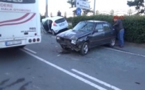 Rize Merkez'de Trafik Kazası 2 Yaralı