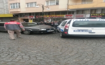 Cumhuriyet Caddesinde Trafik Kazası
