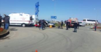 Rize'de Trafik Kazası