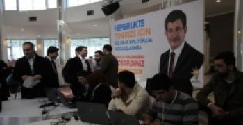 AKPARTİ GENEL MERKEZ RİZE'DE TEMAYÜL YOKLAMASI