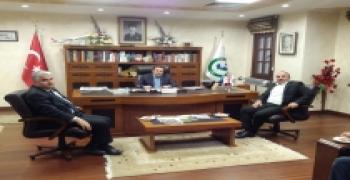 AVUKAT HARUN MERTOĞLU TİCARET BORSASI ZİYARETİ