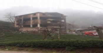 GÜNEYSU BALLIDERE KÖYÜNDE YANGIN