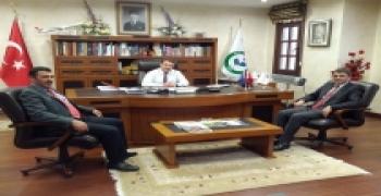 EYÜP FURTUNA RİZE TİCARET BORSASINI ZİYARET ETTİ