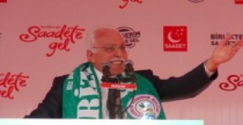 SAADET PARTİSİ BAŞKANI RİZE MİTİNGİ