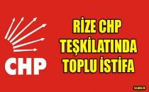 Rize Chp İl Teşkilatında Toplu İstifa