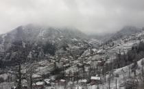 Rize'nin Köylerinden Kar Görüntüleri
