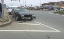 Sanayi Kavşağında Hafif Hasarlı Kaza