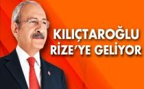 CHP Genel Başkanı Kılıçdaroğlu Rize'ye Geliyor